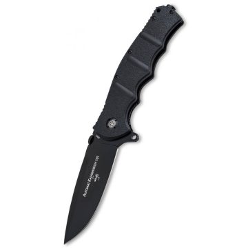 BOKER PLUS FOLDER 1.88 AUS-8 DROP POINT/SERRATED FIBERGLASS