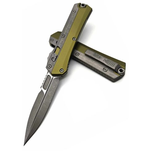 MICROTECH Glykon Bayonet OD Green Apocalyptic Standard OTF rugós bicska