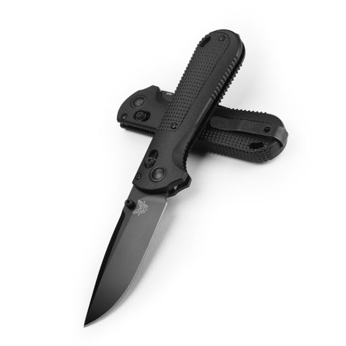 BENCHMADE Redoubt Black Plain zsebkés