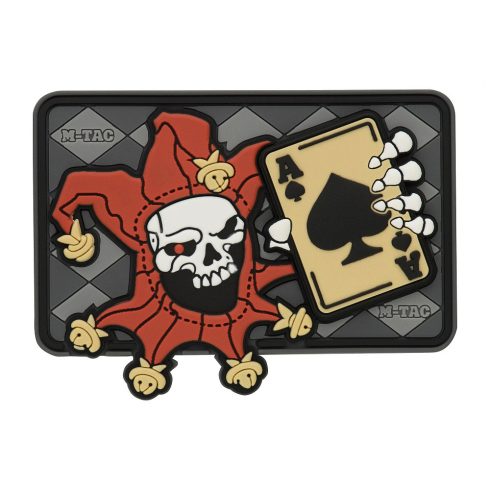 M-TAC Joker Skull PVC Morale Patch felvarró - 51120000