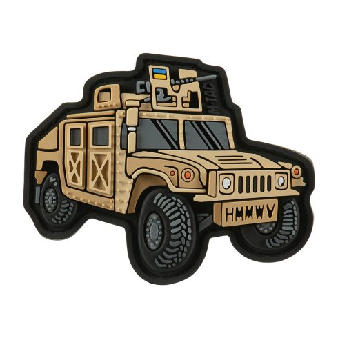 M-TAC HMMWV Coyote PVC Morale Patch felvarró