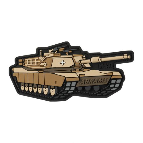 M-TAC Abrams Coyote PVC Morale Patch felvarró