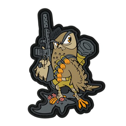 M-TAC Owl PVC Morale Patch felvarró