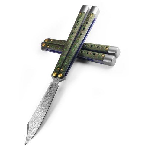 BENCHMADE Balisong Necron Jungle Wear Limited pillangókés