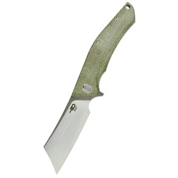 BESTECH Cubis Green Micarta zsebkés - BG42B