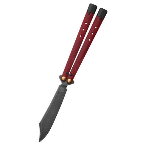 BENCHMADE Balisong Necron Ruby Red G-10 Balisong pillangókés - BM99