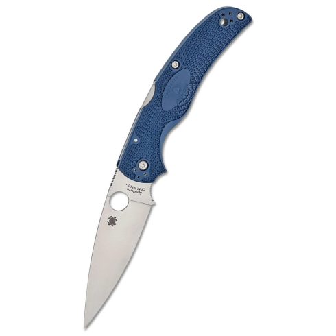 SPYDERCO Native Chief Dark Blue FRN CPM S110V zsebkés