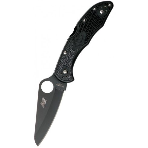 SPYDERCO Salt 2 Black Blade lightweight zsebkés - C88PBBK2