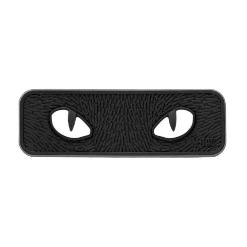 M-TAC Cat Eyes Black PVC Morale Patch felvarró - CE