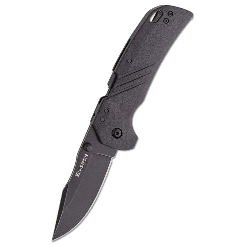 COLD STEEL Engage Clip Point Black 3" zsebkés - FL-30DPLC-10B