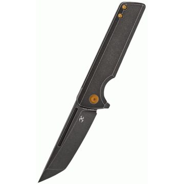 KANSEPT KNIVES Anomaly Titanium AllBlack zsebkés - T1039A2