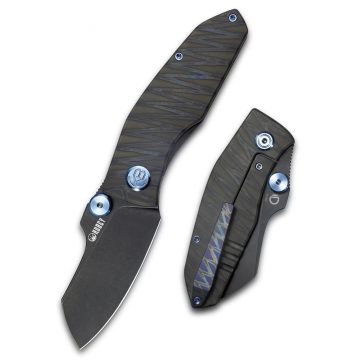 KUBEY Monsterdog Titanium Black Blade zsebkés