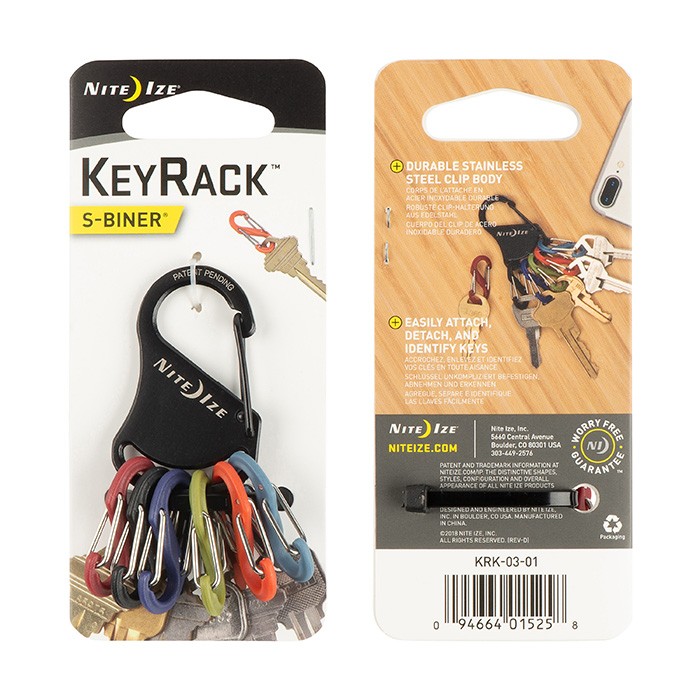 NITE IZE Key Rack kulcstartó - HIDEGFÉM - Tactical & Outdoor