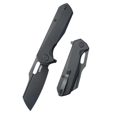 KUBEY Atlas AllBlack G-10 zsebkés - KU328G