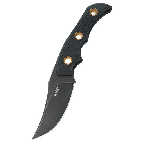 KUBEY Blade Hunter Clip Point Black G-10 Blackwash vadászkés