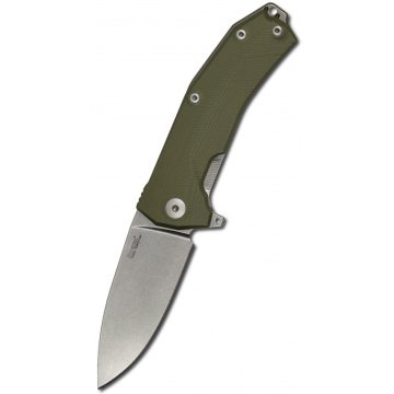 LIONSTEEL Kur Green Handle zsebkés