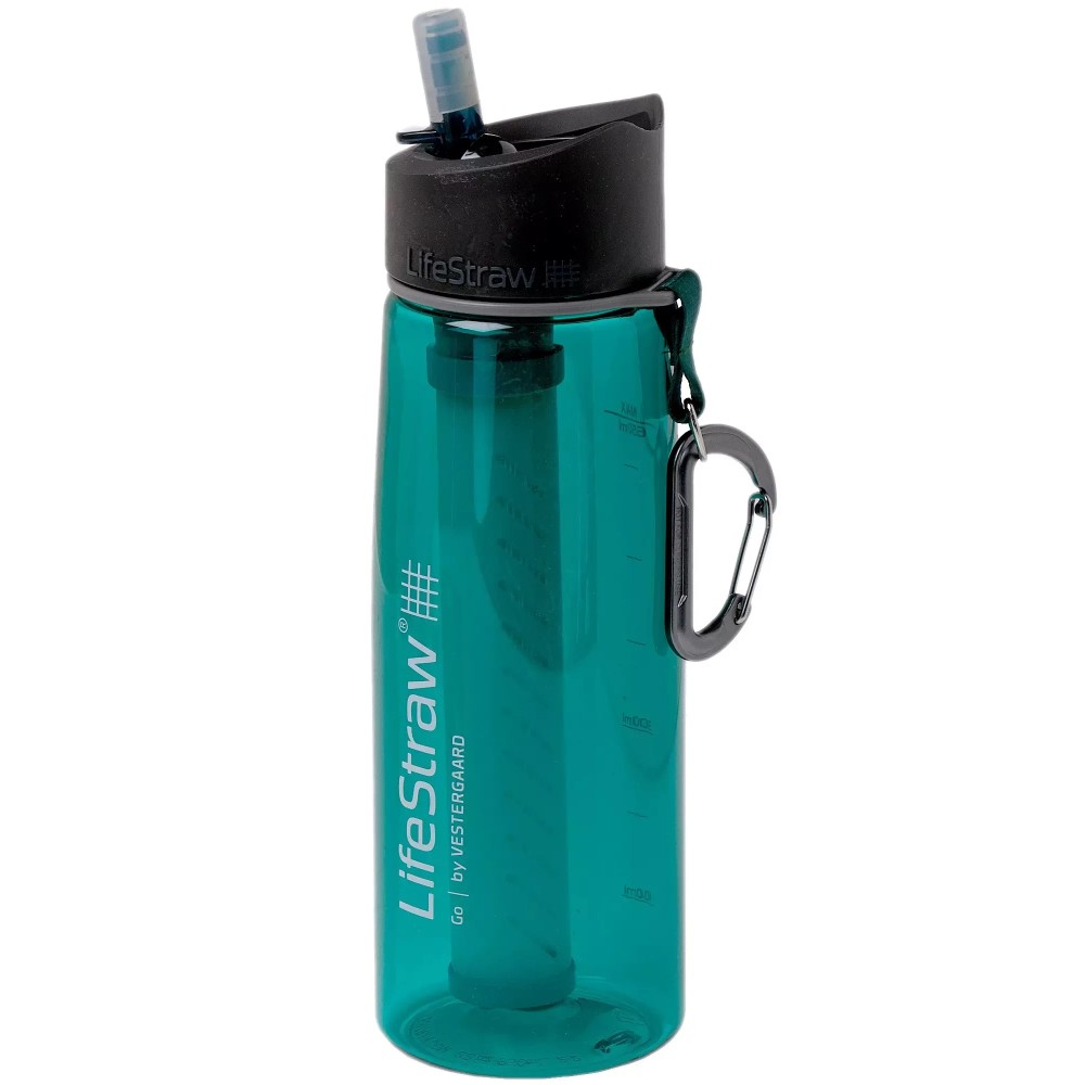 LIFESTRAW Go Dark Teal 0.65 liter - vízszűrő kulacs - HIDEGF