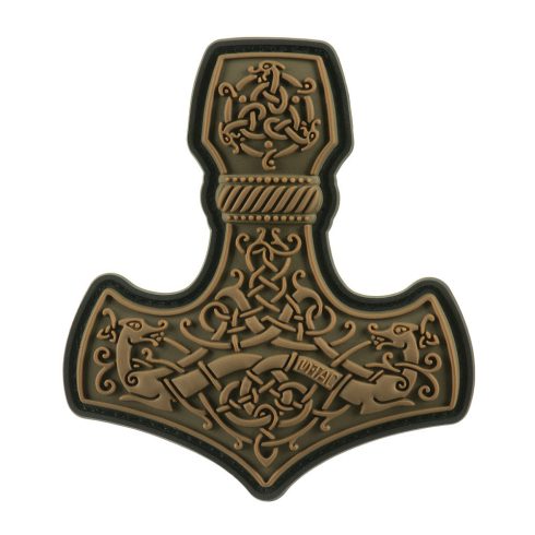 M-TAC Mjolnir Coyote PVC Morale Patch felvarró - MC