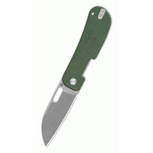 QSP KNIFE Variant PE Blade Micarta Green zsebkés