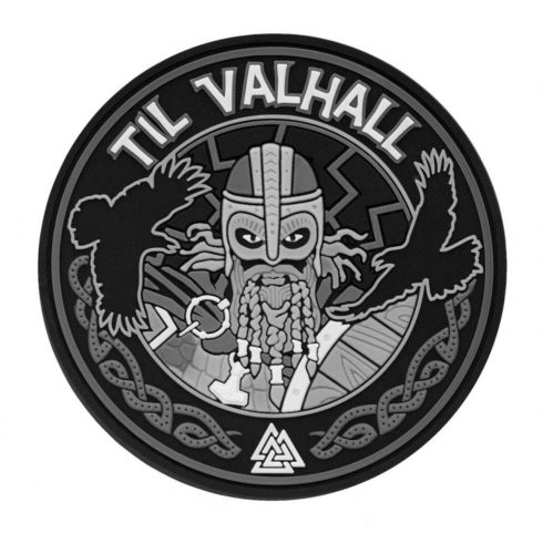 M-TAC Til Valhall Black PVC Patch felvarró - TV