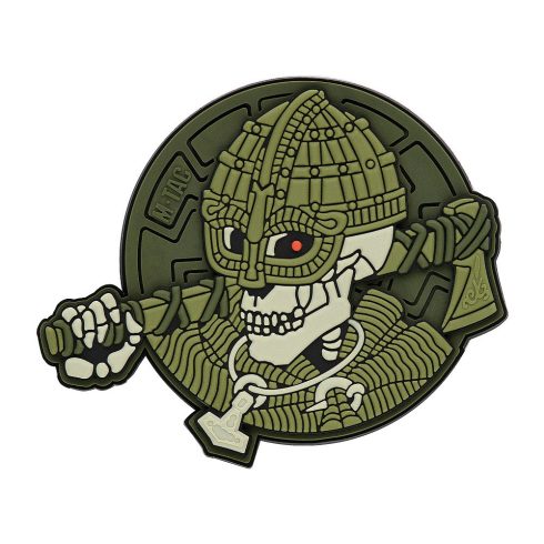 M-TAC Undead Viking Olive PVC Morale Patch felvarró - UV