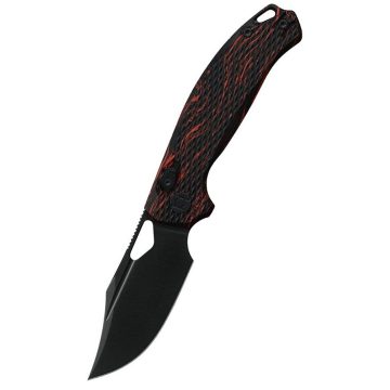 KUNWU Django Red G-Mascus Elmax Black Blade zsebkés - X707A-1